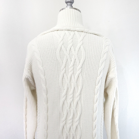 Aritzia Sunday Best Demi Chunky Cable Knit Ribbed Sweater Dress - Picture 11 of 14
